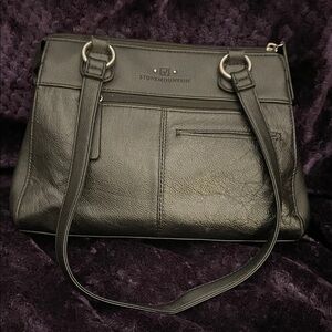 Stone Mountain Black Shoulder Bag Very Stylish No Call Outs